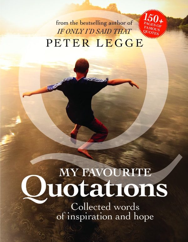 Favourite Quotations-Hardcover Book-Peter-Legge