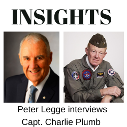 Peter Legge interviews Capt. Charlie Plumb